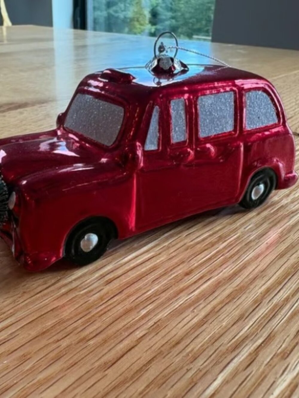 Vintage Vehicle Red Ornament